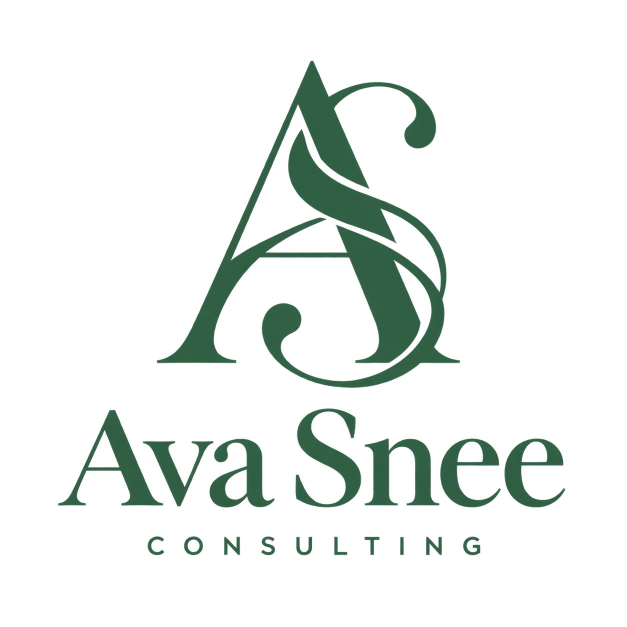 Ava Snee Consulting — AS monogram
